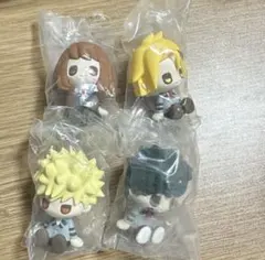 僕のヒーローアカデミア　ラバーフィギュア　緑谷　お茶子　爆豪　上鳴　ダイソー