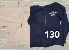 キッズ　ジップアップパーカー　まとめ売り　130　しまむら