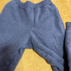男の子服★UNIQLOグレー スウェット 長ズボン リブ付き