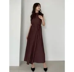 anuans ランダムプリーツカットワンピース