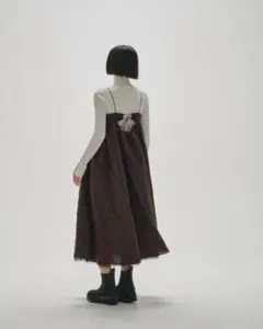 45R カディキャミワンピース(黒) - メルカリ