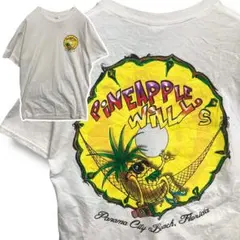 FBXO スーベニア Tシャツ 白 パナマ ビーチ フロリダ パイナップル