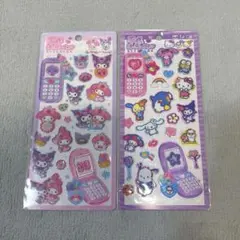 【正規品】平成はっぴーフォン シール　サンリオ　ギャルキティ　2枚セット