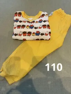キャラクター柄パジャマ　ミッフィー ユニクロ　110
