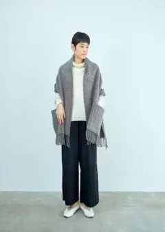 LAPUAN KANKURIT UNI ポケットショール グレー