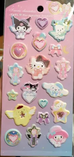 サンリオ　マシュマロステッカーズ　ぷっくりシール