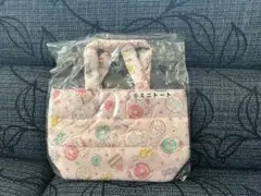 【未使用】　サンリオ当たりくじ　ハローキティ　ミニトートバッグ ドーナツ柄