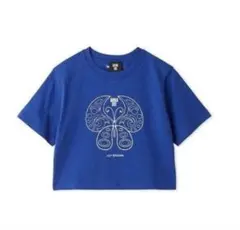 ANNASUI×LILYBROWNTシャツ ブルー　バタフライグラフィックのサムネイル