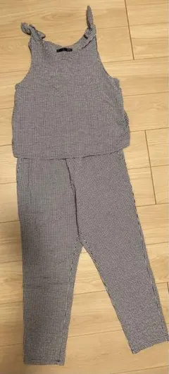 Heather　チェックサロペットのサムネイル