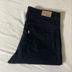 EDWIN エドウィン コットンパンツ ストレッチ 黒 きれいめカジュアル