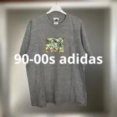 90-00s adidas カモフラージュ Tシャツ