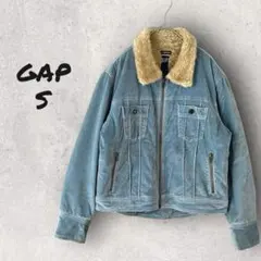 1349【S】GAP 柔らか モコモコ レディースGジャン 綿 ファー 美品