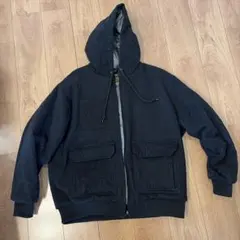 CALEEフード付きダークブルージャケット