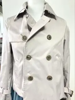 み*み様 値下げ。ROPÉ PICNIC ベージュ ハーフ丈 トレンチコート