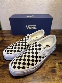 VANS スリッポン ブラック/ホワイト チェッカー