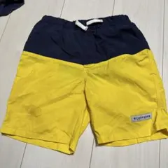 CONVERSE ハーフパンツ 120 ネイビー/イエロー