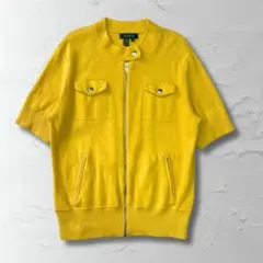 LAUREN Ralph Lauren　ジャンパー　ニット　半袖　レディース　黄のサムネイル