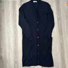 値下げ！NATURAL BEAUTYBASICネイビー 長袖カーディガン