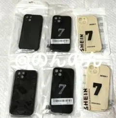 iPhone 13ケース　６個セット 【7・seven】柄２個ずつの６個セット