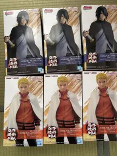 NARUTO　フィギュア　忍界造形列伝　うずまきナルト　うちはサスケ　６体セット