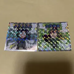 忍たま 忍たま乱太郎マンチョコ ステッカー ファミマ 潮江文次郎 立花仙蔵