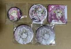 鬼滅の刃　蜜璃　缶バッジ　5点セット