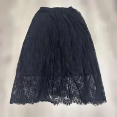 AZUL by moussy黒 レーススカート