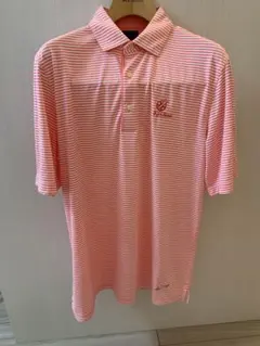 Ko Olina ピンクストライプ ポロシャツ