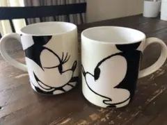 Francfranc ミッキー＆ミニーマグカップ2個セット