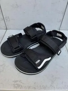 VANS キッズ サンダル ブラック ベルクロ　21.0cm