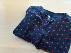 美品babyGapくま刺繍ネイビー ロンパース ネイビー ブランナベア