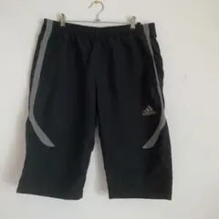 adidas アディダス ジャージ ハーフパンツ ブラック 黒色