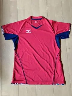 Mizuno 赤 Vネックジャージ M
