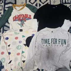 120cm 長袖 トップス カットソー