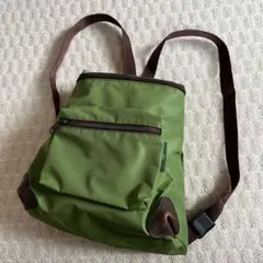 エルベシャプリエ ナイロン ミニリュック グリーン バックパックのサムネイル