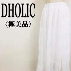ディーホリックロングスカートフレアシフォンふんわり清楚系タグ付き新品中国製