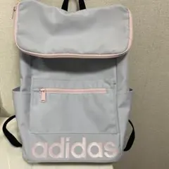 【adidas】アディダス⭐︎ リュック⭐︎バックパック ⭐︎ライトグレー・ピンク
