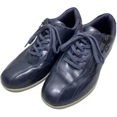 【美品】ヨネックス (23.5) パワークッション スニーカー 運動靴 ジップ