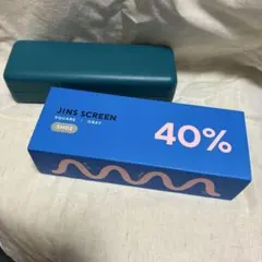 JINS FPC-23S-002 グレー スクエア SCREEN 40%CUT