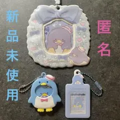 タキシードサム フォトバッジ付きマスコット　ミニチュアチェキ用ホルダー　ケース