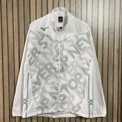 美品　ミズノ　ウインドブレーカー　Lサイズ　総柄