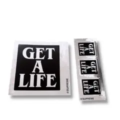 Supreme Get A Life Sticker ステッカー 2枚 新品