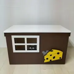44《キャットハウス》木製ハウス 猫 保護猫 ケージ りんご箱 犬 小屋