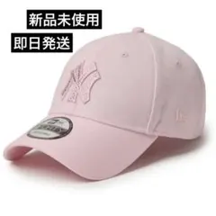 ニューエラ キャップ 帽子 NY ヤンキース ラインストーン ピンク9FORTY