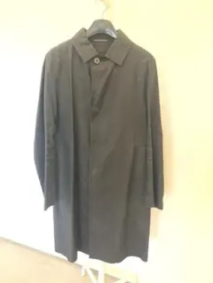 マッキントッシュ ステンカラーコート 38 ブラック