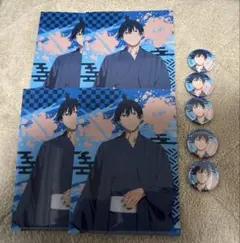 チェンソーマン Ｃ賞 クリアファイル 缶バッジ　アキ