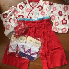 お宮参り 着物風ドレス 90サイズ b2