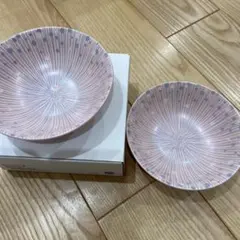 ペアボトル　小鉢　2個セット　ピンク