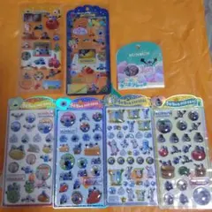スンスン　うるちゅる　ドロップジェリー　おはじき　シール　7点セット