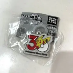 【新品未開封】ポケモン30周年メタルチャームマスコット ピカチュウ